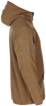 Veste polaire MFH Tactical à capuche et poches de bras à glissières YKK