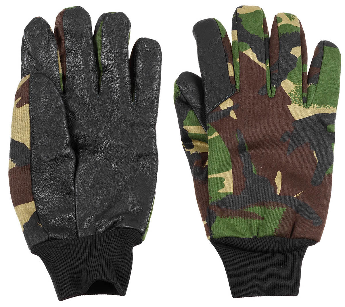 Gants à doigts britanniques, surplus d'occasion pour le froid et la manutention, lot de 5