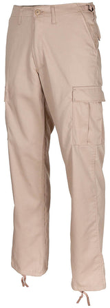 Pantalon de combat US BDU MFH à glissière polycoton 65/35 six poches passants 5,5 cm