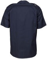 Chemise de campagne néerlandaise à manches courtes en coton et polyester, surplus d'occasion, lot de 10