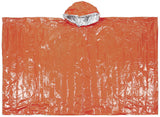 Poncho de secours Fox Outdoor en polyéthylène 142 x 100 cm avec sifflet et étui