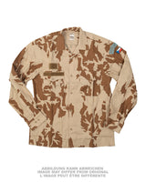 Chemise de campagne tchèque modèle M95 en coton-polyester, stock ancien