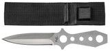 Couteau de lancer Fox Outdoor à double tranchant lame 12,6 cm étui en nylon