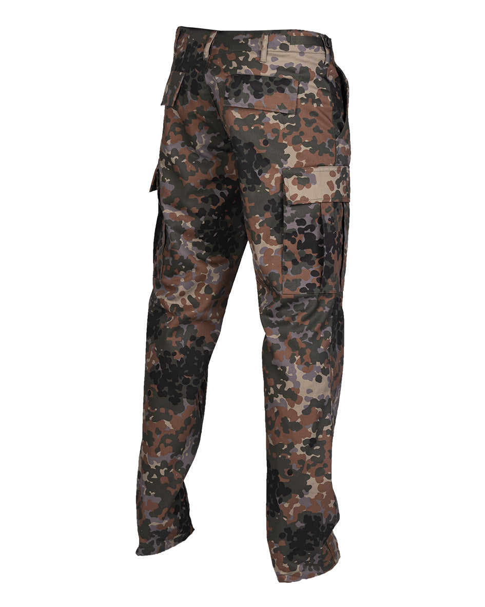 Pantalon de combat Mil-Tec type BDU en polyester-coton 80/20 à jambe droite