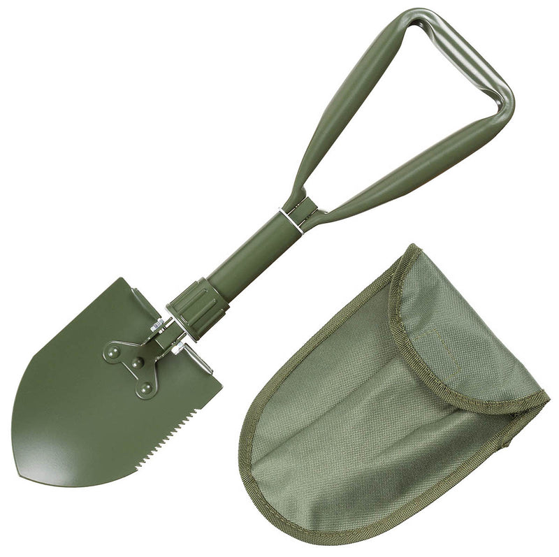 Pelle pliante Mini MFH 3 pièces acier 47 cm lame 15,5 x 11 cm avec étui