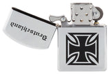 Briquet tempête MFH à essence marqué Deutschland 5,5 x 4 x 1,3 cm sans carburant