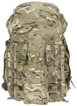 Sac à dos britannique INF Short, surplus d'occasion pour le transport et le rangement
