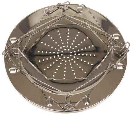 Grille-pain de camping pliant Fox Outdoor en acier inoxydable 4 tranches avec pince