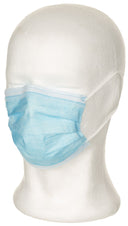Masque jetable MFH à trois plis avec pince-nez et élastiques pour usage d'hygiène