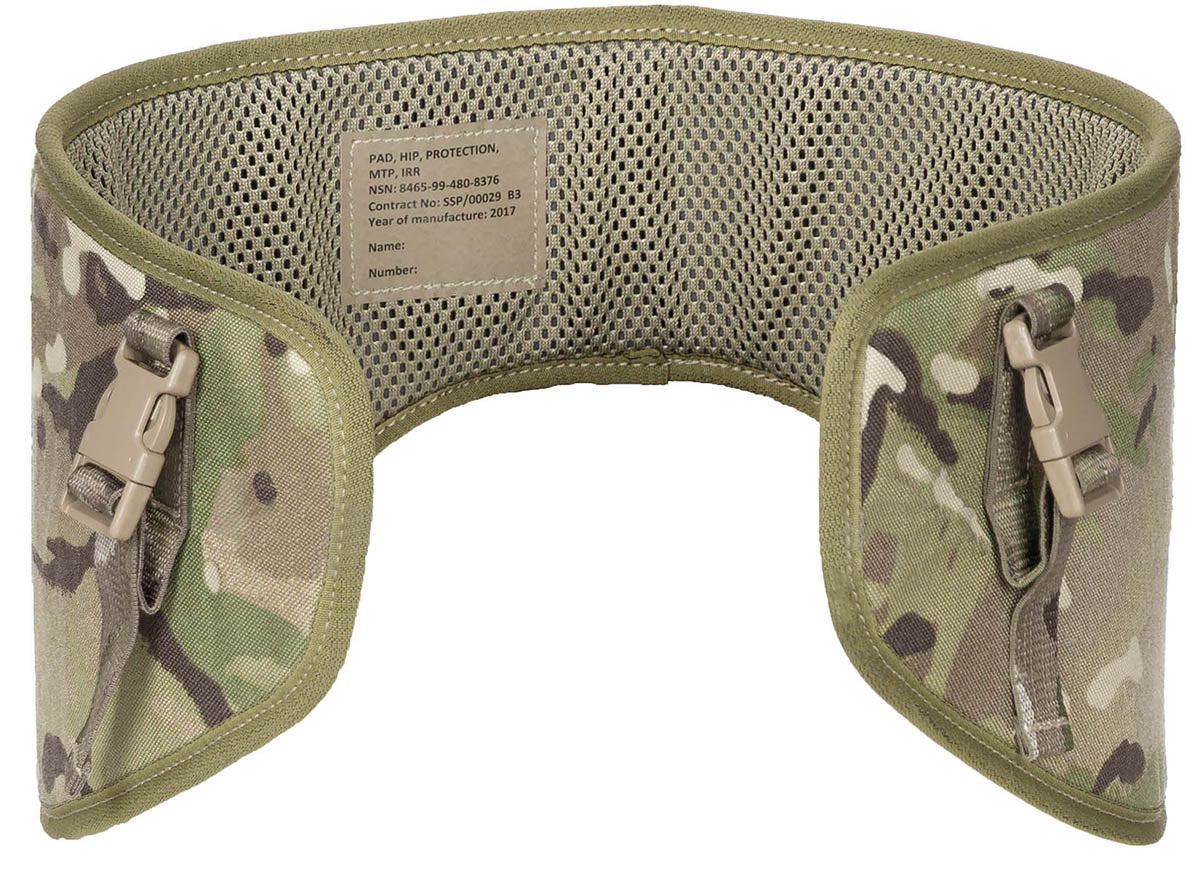 Ceinture ventrale de sac à dos britannique, motif MTP, surplus d'occasion, lot de 5