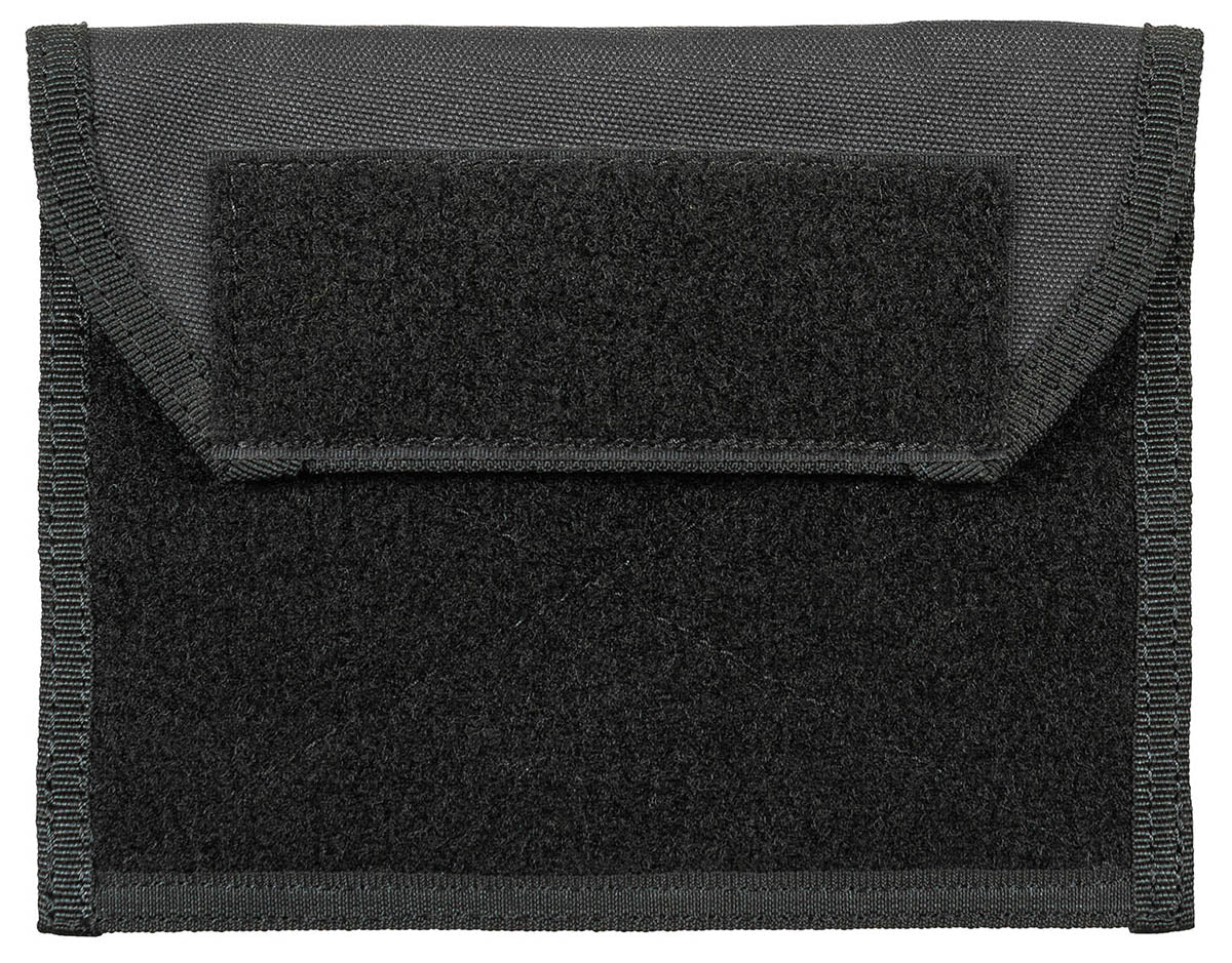 Poche de poitrine MOLLE MFH en polyester 18 × 14 cm à deux compartiments plats