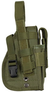 Holster MFH à port apparent sur passant MOLLE avec porte-chargeur latéral