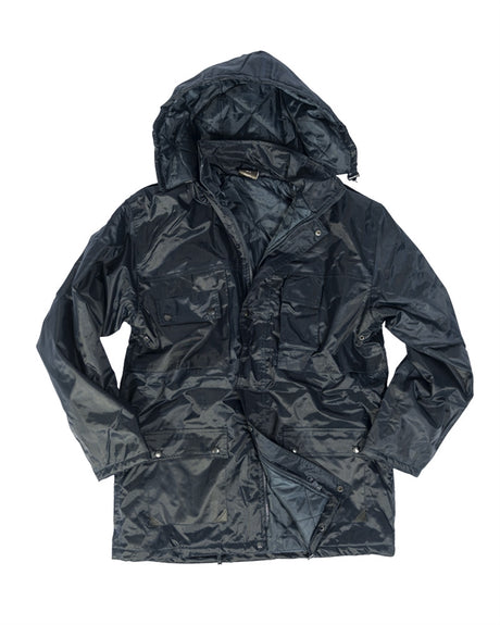 Parka Dubon Mil-Tec en polyester enduit PVC garnissage 160 g/m² à capuche amovible