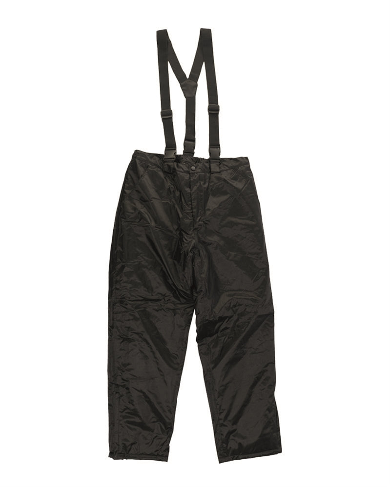 Pantalon chaud Mil-Tec en polyester enduit PVC garni 160 g/m² avec bretelles réglables