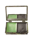 Set de peinture de camouflage Mil-Tec deux teintes 26 ml en boîtier avec miroir