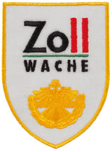 Écusson brodé autrichien Zoll Wache, surplus comme neuf, lot de 10