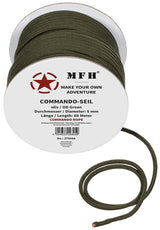 Corde utilitaire MFH en polypropylène 100 % couronne de 60 m en 5, 7 ou 9 mm
