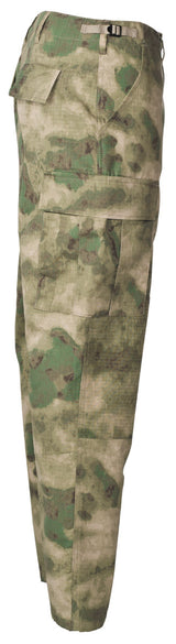 Pantalon de combat US BDU MFH motif HDT FG Rip Stop coton genoux et fessier renforcés