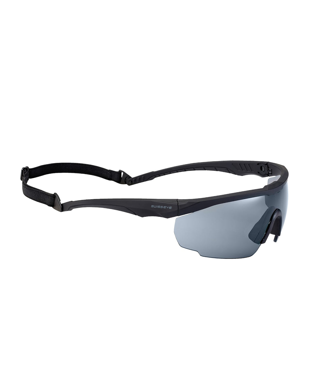 Lunettes de protection Swiss Eye Blackhawk monture nylon avec deux écrans et étui