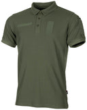 Polo Tactical MFH en polyester à fibres Coolmax avec deux poches de bras