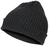 Bonnet court à revers large MFH en acrylique à fines côtes extensibles