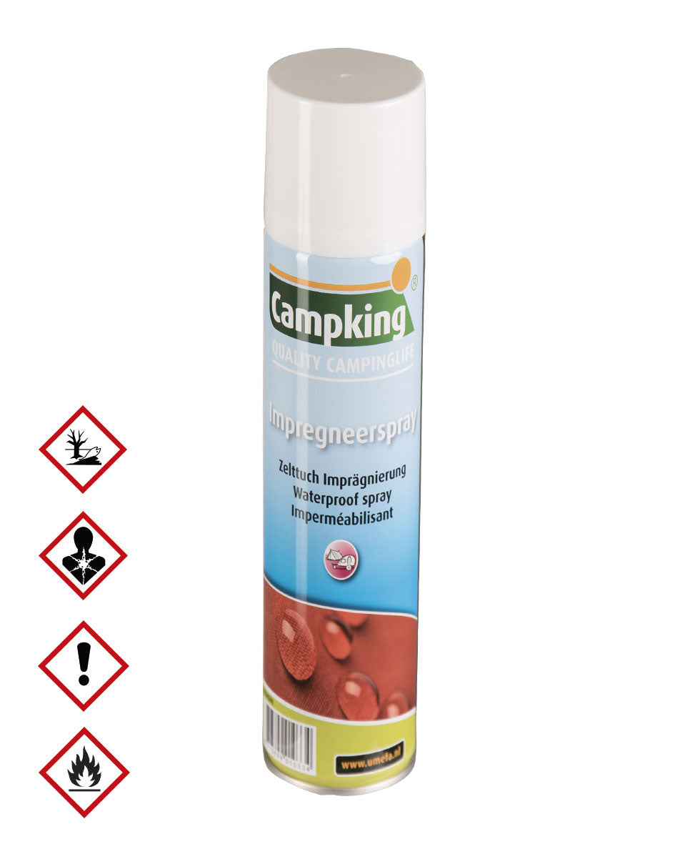 Imperméabilisant Mil-Tec en aérosol de 500 ml sans CFC et conservation de cinq ans