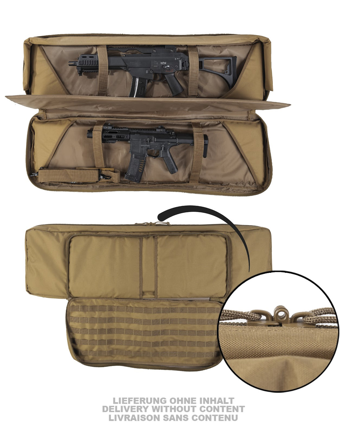 Housse pour arme Mil-Tec Rifle Case Double 106 x 19 x 28,5 cm rembourrée