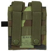 Porte-chargeur double petit format MOLLE MFH, logements 4 x 12 x 2,5 cm