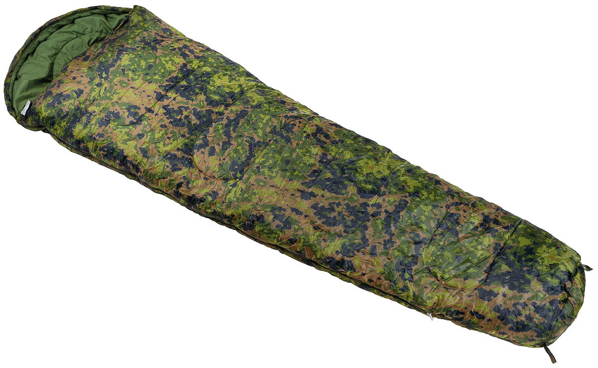 Sac de couchage sarcophage MFH garnissage 2 couches confort 2,4 °C extrême -19,6 °C