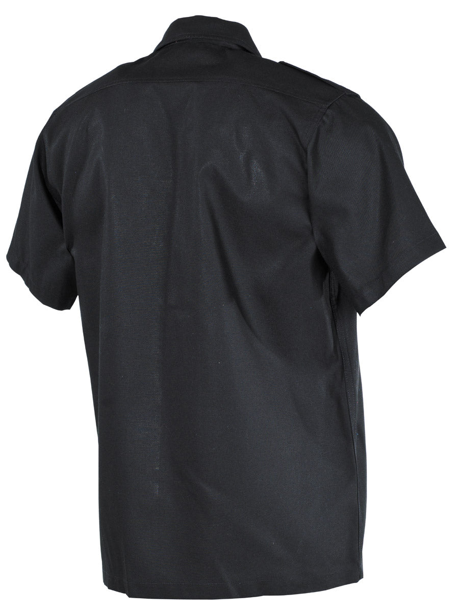 Chemise US MFH à manches courtes pattes d'épaule et deux poches poitrine à rabat