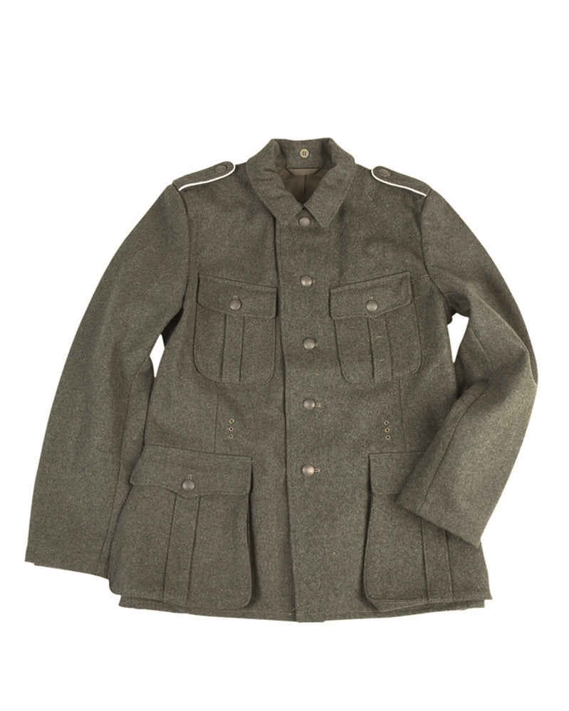 Vareuse de campagne M40 type Wehrmacht Mil-Tec en laine mélangée, doublure coton