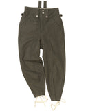 Pantalon de campagne M43 type Wehrmacht Mil-Tec en laine mélangée, doublure coton