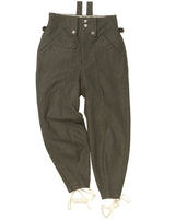 Pantalon de campagne M43 type Wehrmacht Mil-Tec en laine mélangée, doublure coton