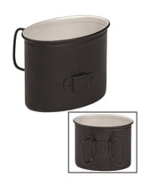 Quart de bidon type Wehrmacht Mil-Tec en aluminium 10,5 x 6 x 8,5 cm, 52 g