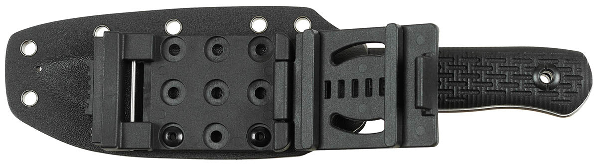 Couteau à lame fixe Fox Outdoor Bushcraft lame 12 cm épaisseur 5,5 mm manche G10