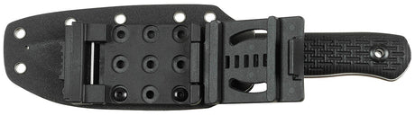 Couteau à lame fixe Fox Outdoor Bushcraft lame 12 cm épaisseur 5,5 mm manche G10