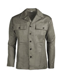 Chemise de campagne type US Mil-Tec en coton sergé chevrons, modèle 1941-1944