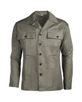 Chemise de campagne type US Mil-Tec en coton sergé chevrons, modèle 1941-1944