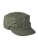 Casquette de campagne type US Mil-Tec en coton sergé chevrons pour reconstitution