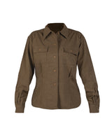 Chemise de service type US Mil-Tec pour femme en drap polyester et laine