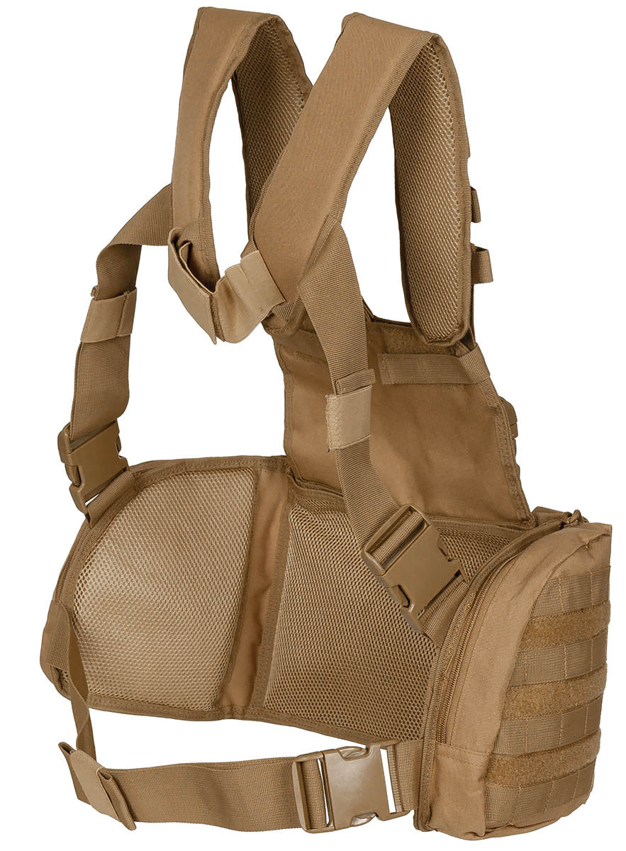 Gilet Chest Rig MFH Professional Mission 1,2 kg à quatre porte-chargeurs