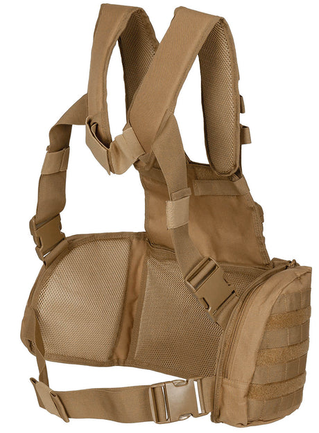 Gilet Chest Rig MFH Professional Mission 1,2 kg à quatre porte-chargeurs