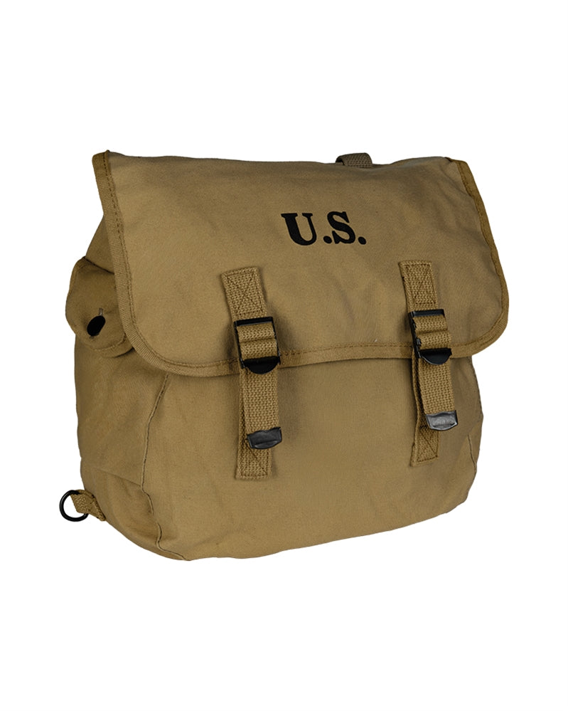 Musette type US M36 Mil-Tec en toile de coton, reproduction historique