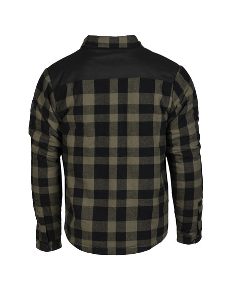 Blouson Mil-Tec type bûcheron en coton doublé peluche 310 g/m² avec épaules Cordura