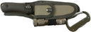 Ensemble couteau de survie MFH lame 10 cm avec couteau pliant scie et lampe