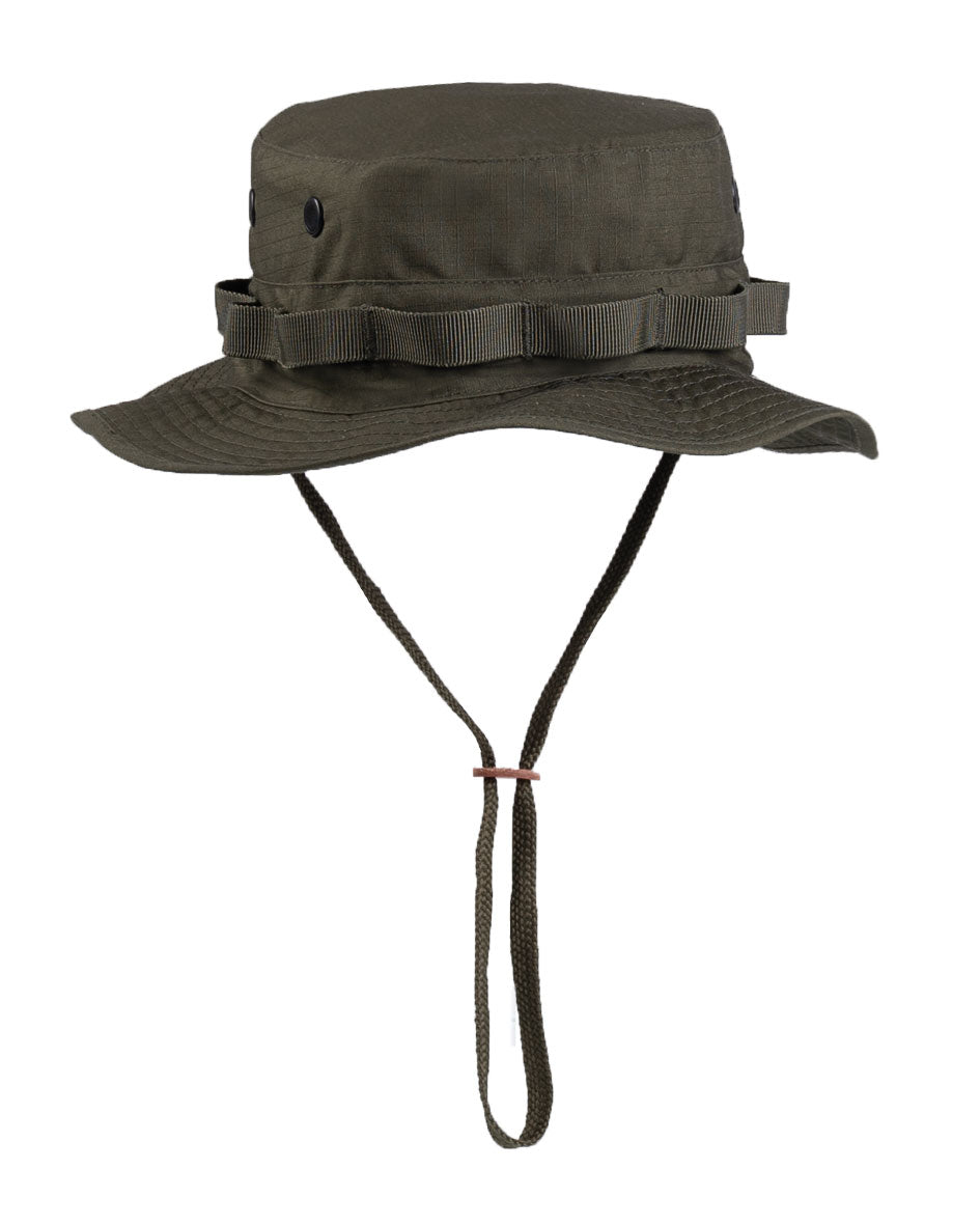Chapeau de brousse type US GI Mil-Tec en polycoton ripstop taille unique ajustable