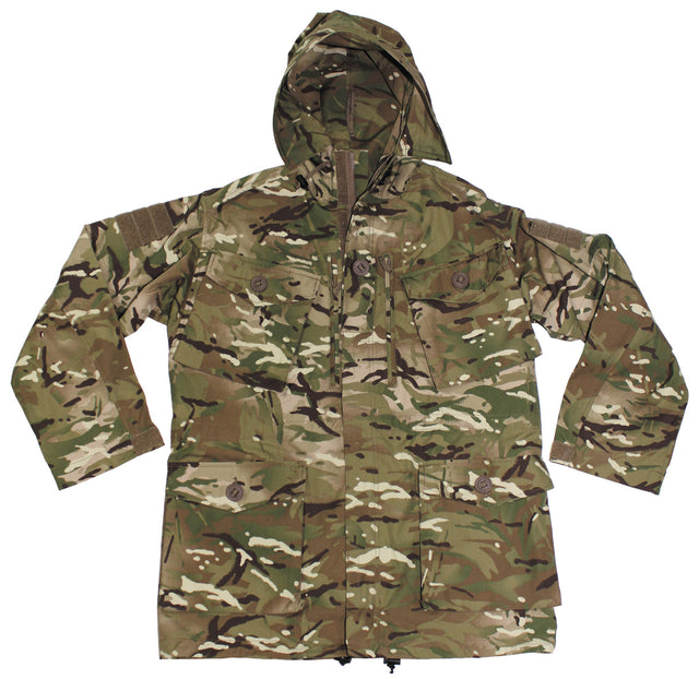 Veste de commando Smock britannique coupe-vent en coton et polyester, motif MTP, surplus comme neuf