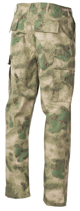 Pantalon de combat US BDU MFH motif HDT FG Rip Stop coton genoux et fessier renforcés