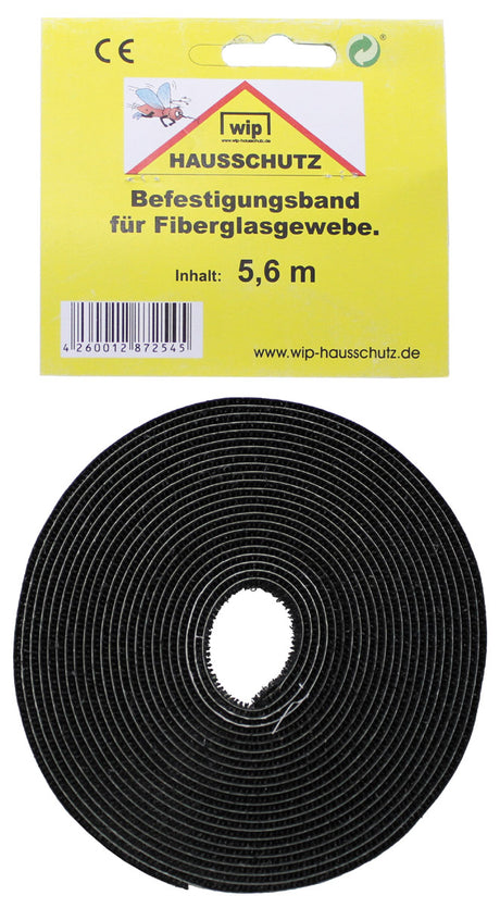 Bande de fixation auto-agrippante Wip MFH 3,4 m recoupable pour moustiquaire