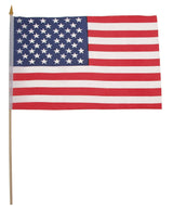 Drapeau de table USA MFH en polyester 30 x 45 cm sur hampe en bois